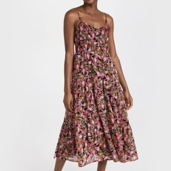 Banjanan. Beryl Cotton Midi Dress.